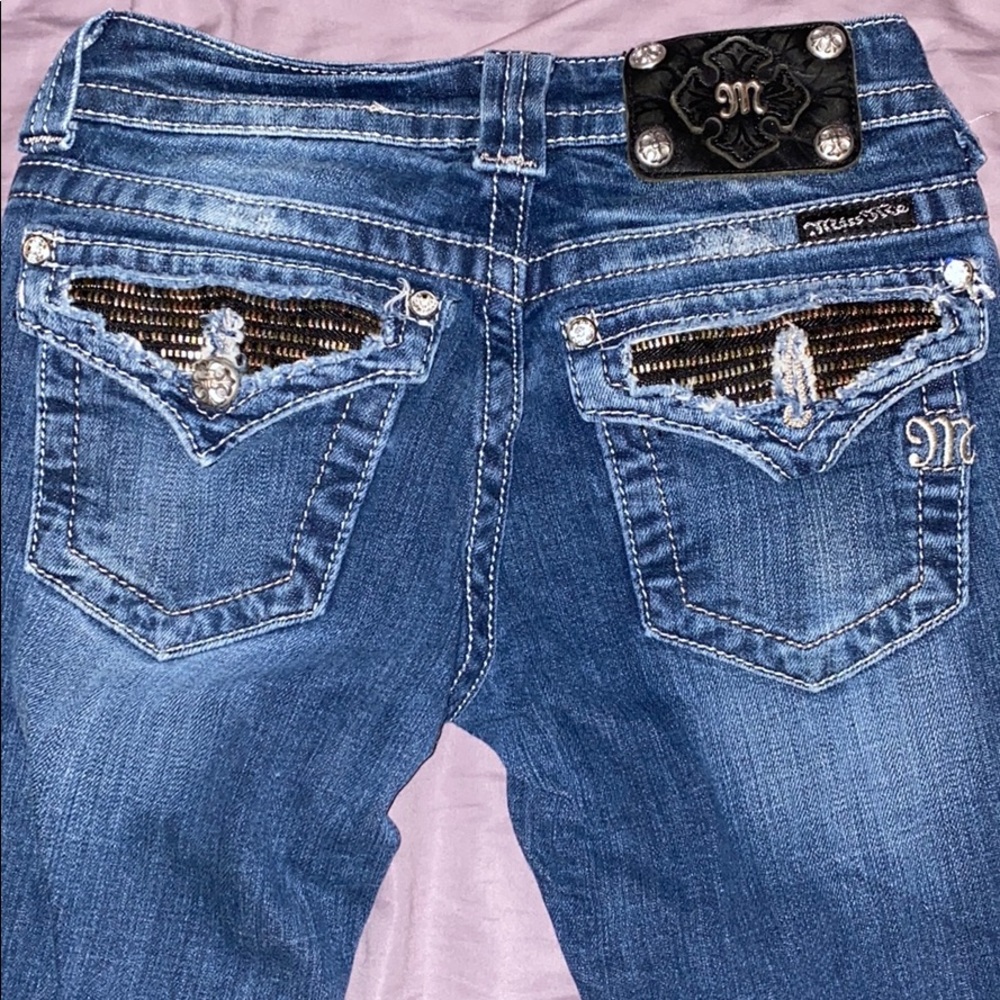 Miss Me jeans. Boot cut style. Size 25